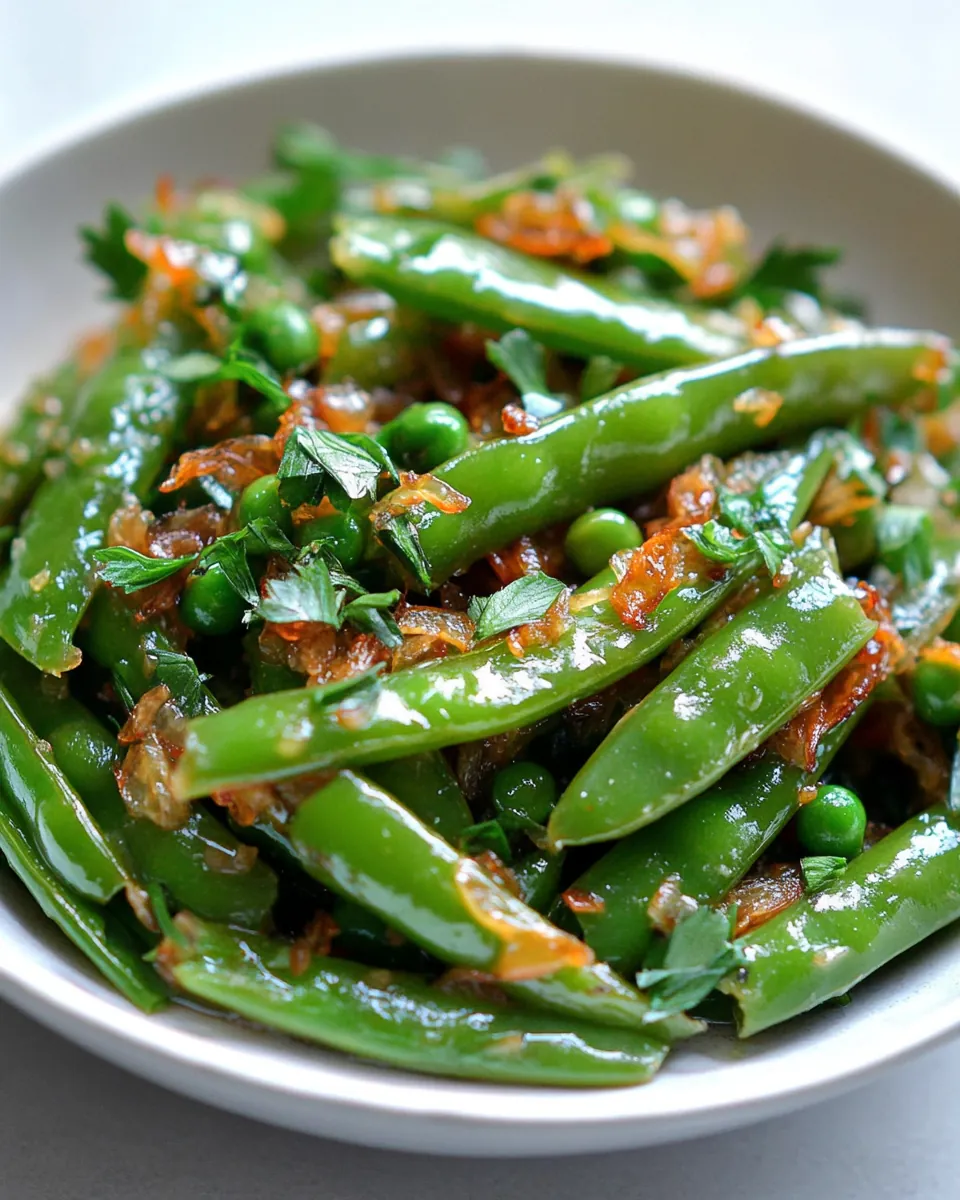 Sugar Snap Peas Stir Fry