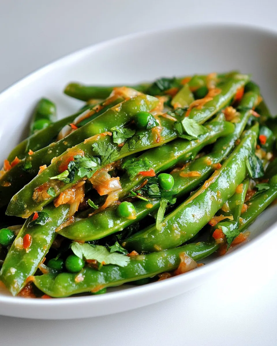 Sugar Snap Peas Stir Fry