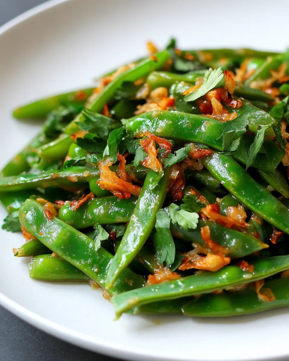 Sugar Snap Peas Stir Fry