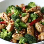 Sesame Chicken with Broccoli