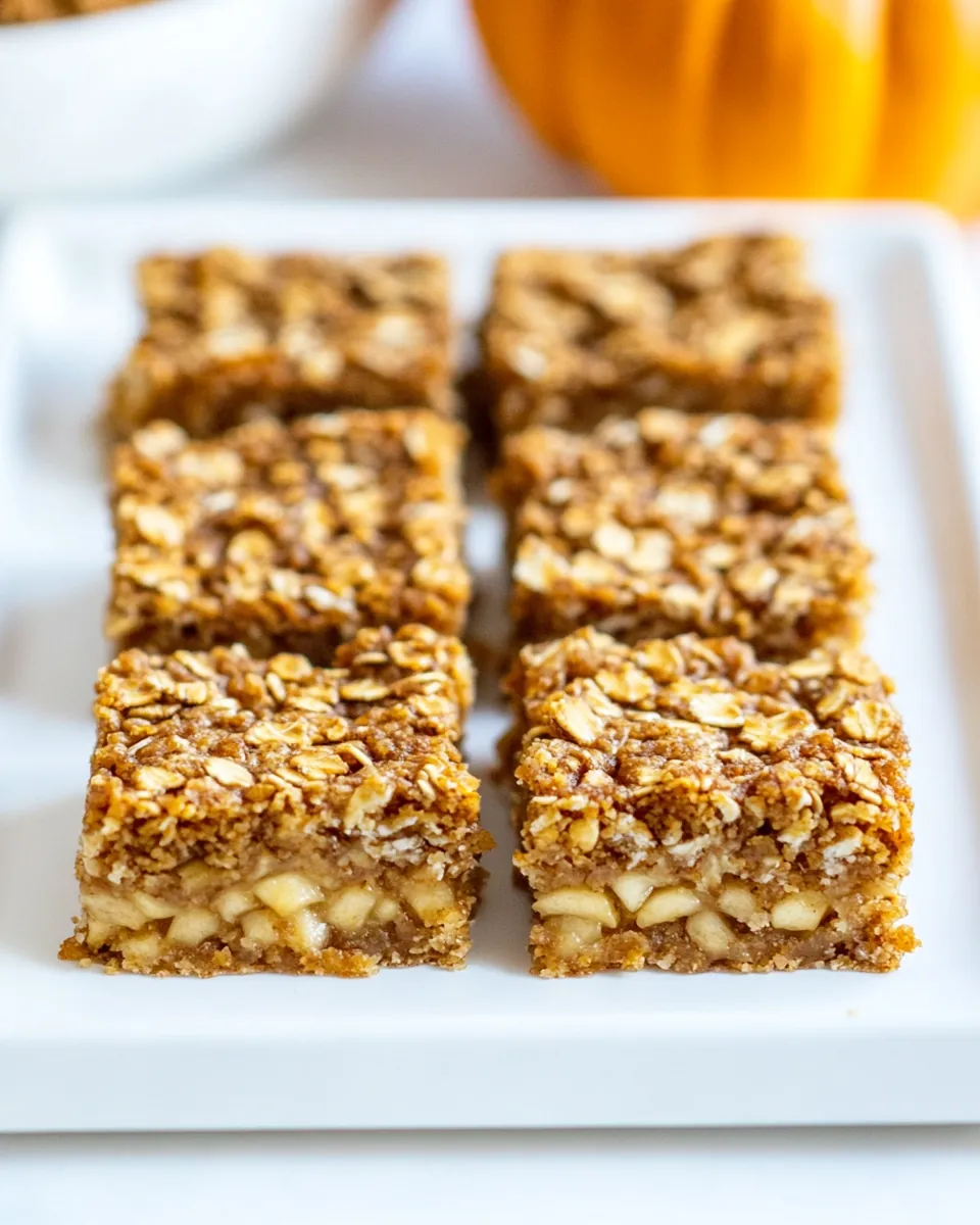 Oatmeal Apple Pumpkin Bars