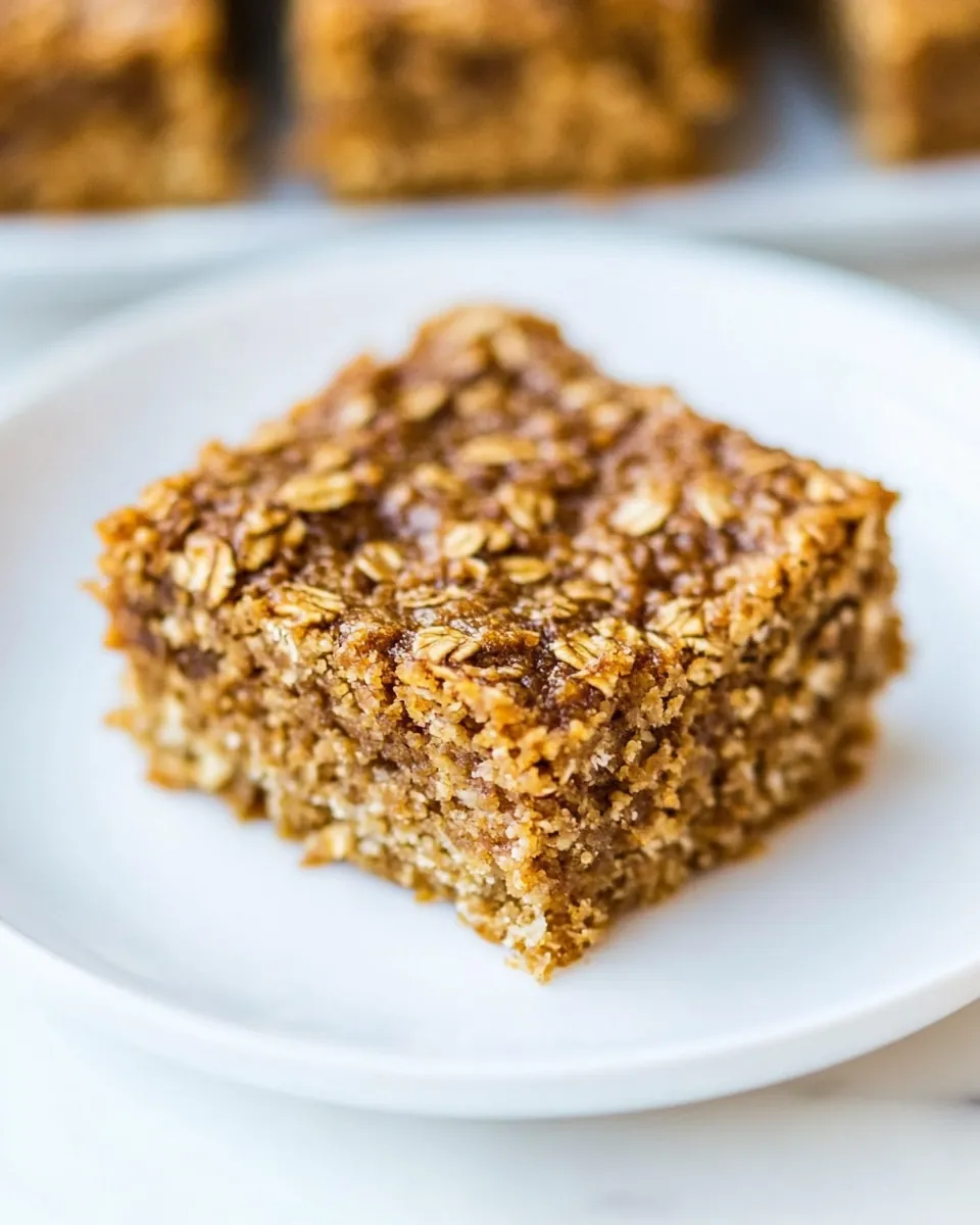 Oatmeal Apple Pumpkin Bars
