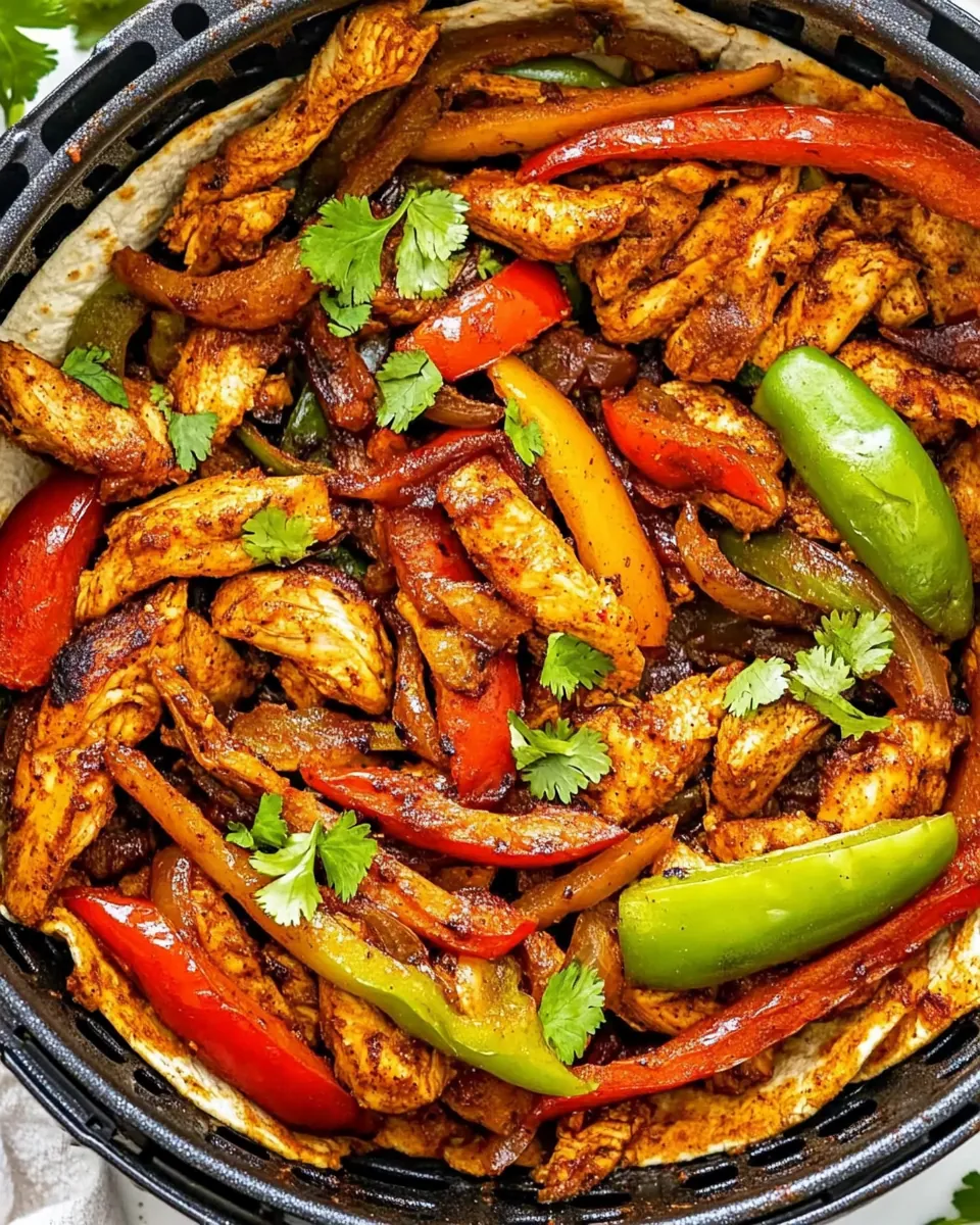 Air Fryer Chicken Fajitas