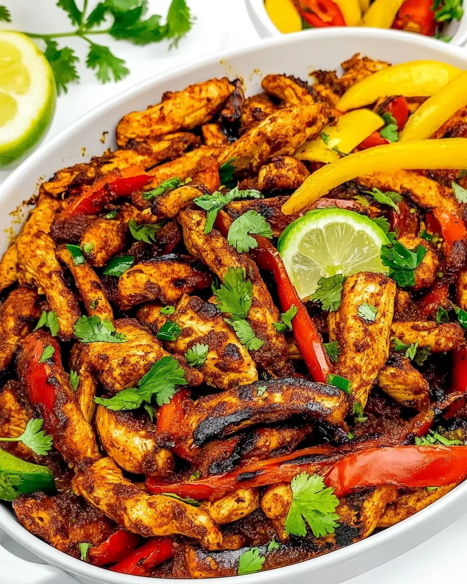 Air Fryer Chicken Fajitas