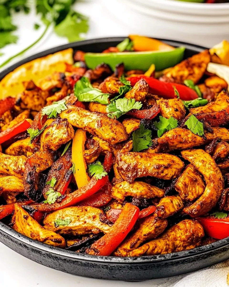 Air Fryer Chicken Fajitas