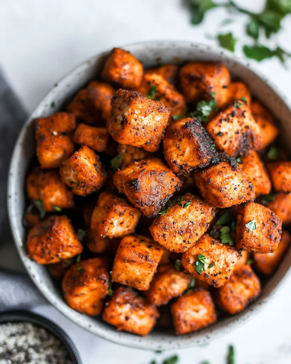 Air Fryer Salmon Bites