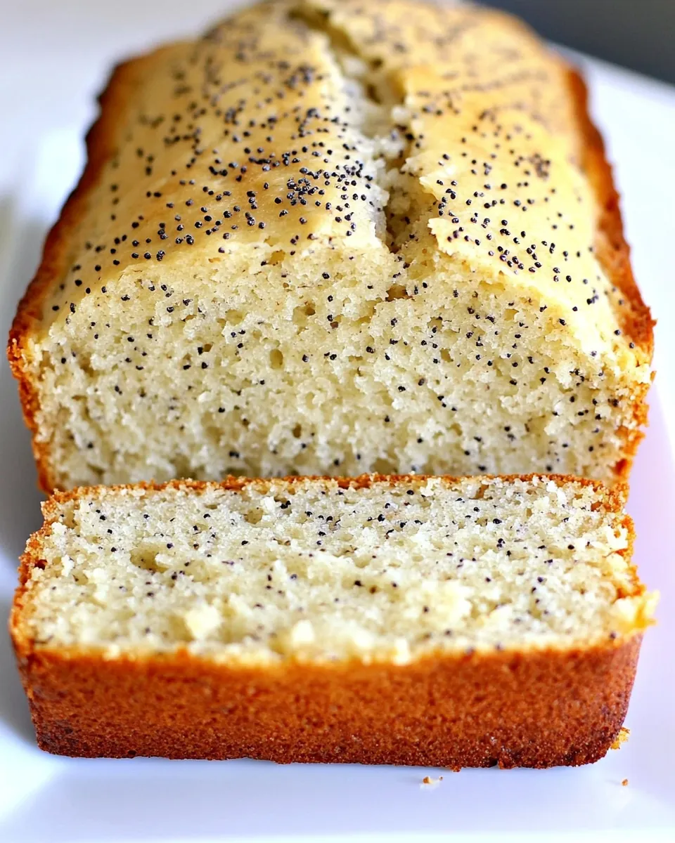 Almond Poppy Seed Bread