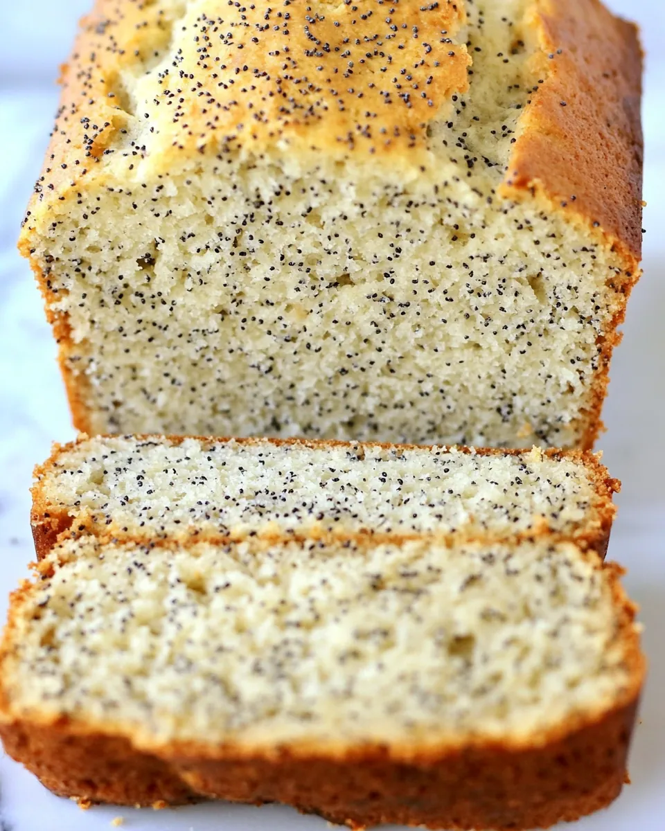 Almond Poppy Seed Bread