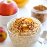 Apple Cobbler Overnight Oats