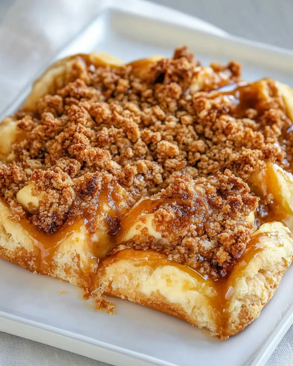 Apple Crisp Cheese Danish