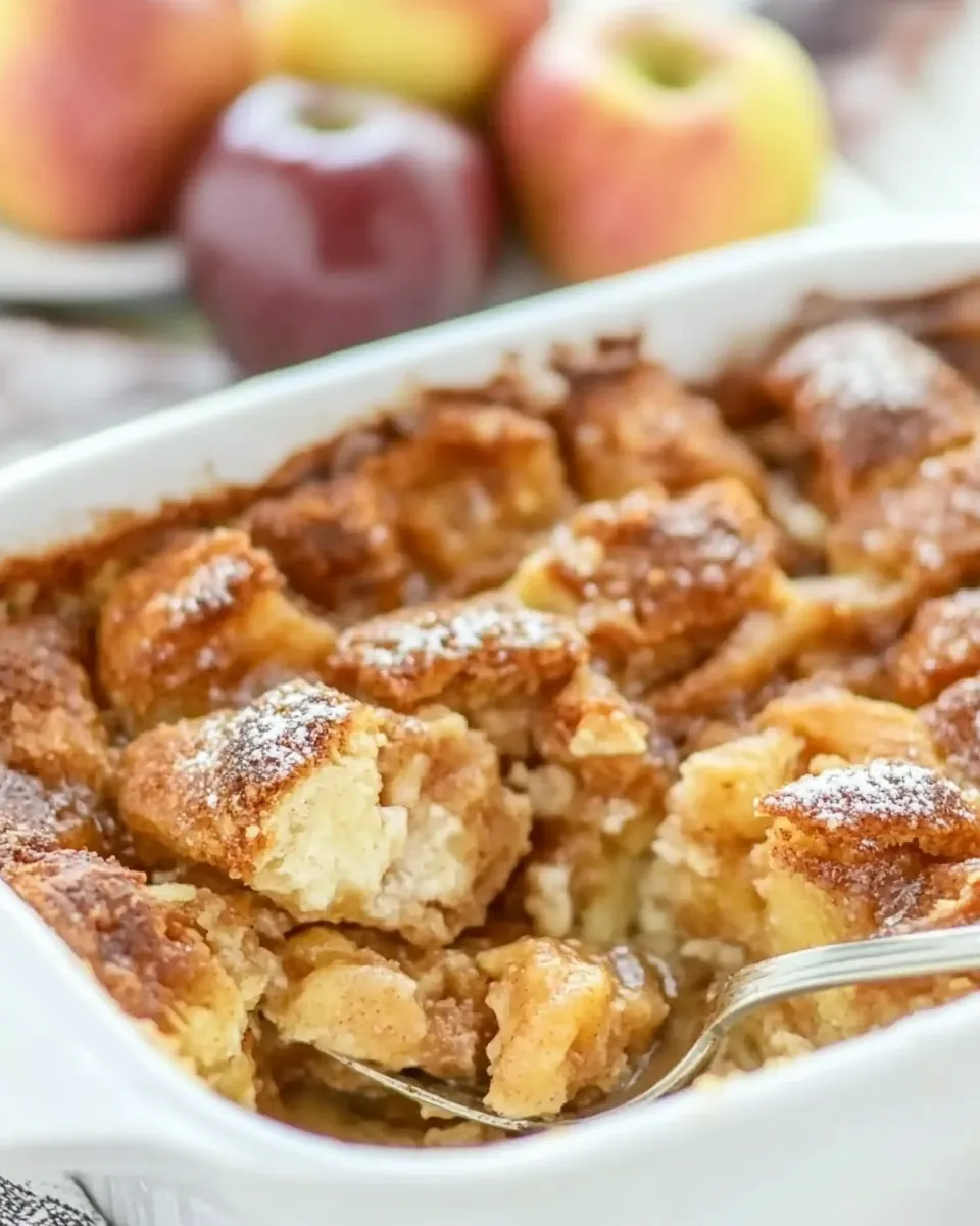 Apple Fritter Breakfast Casserole