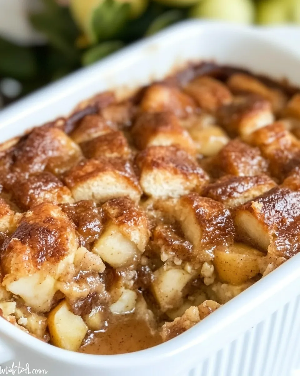 Apple Fritter Breakfast Casserole