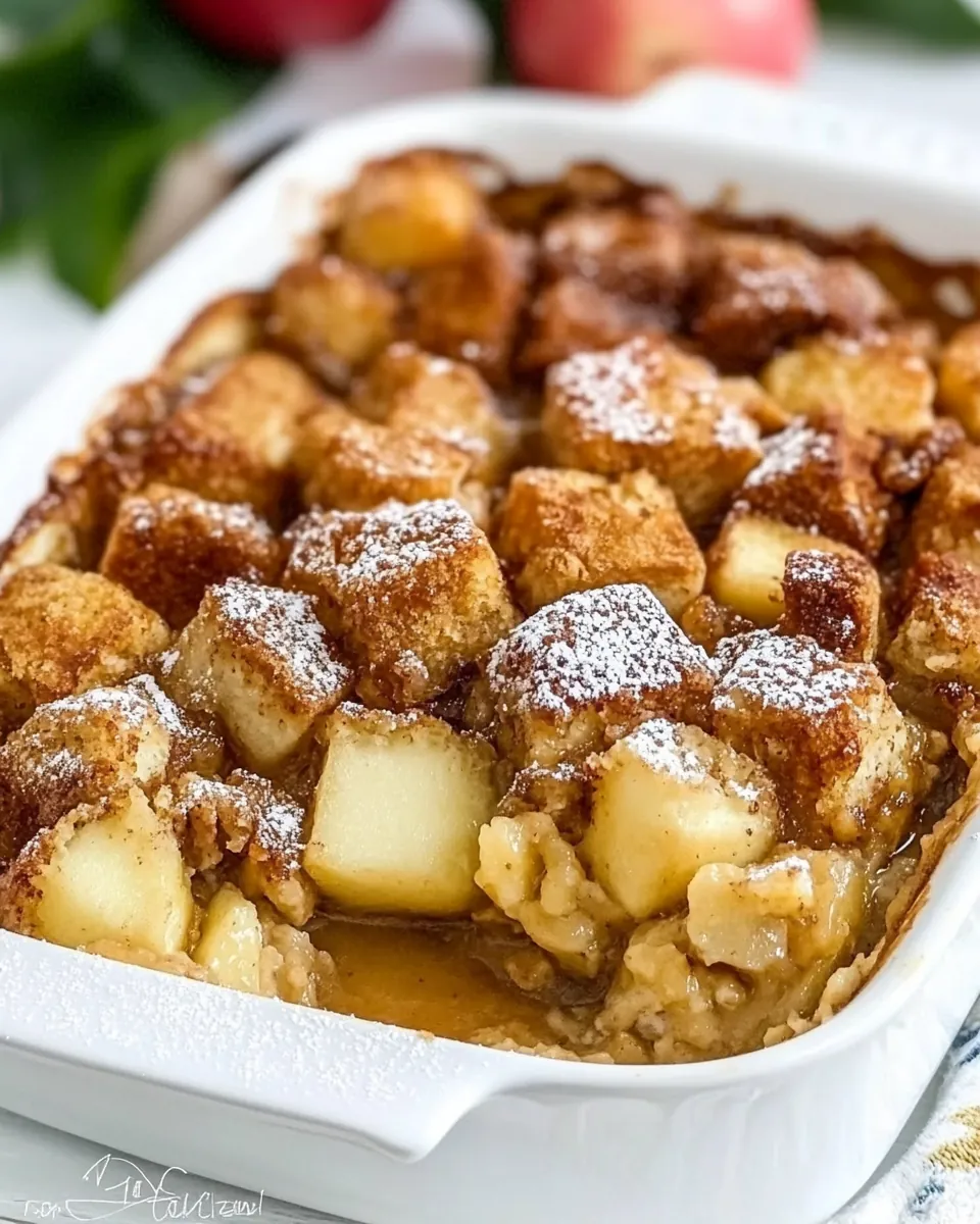 Apple Fritter Breakfast Casserole