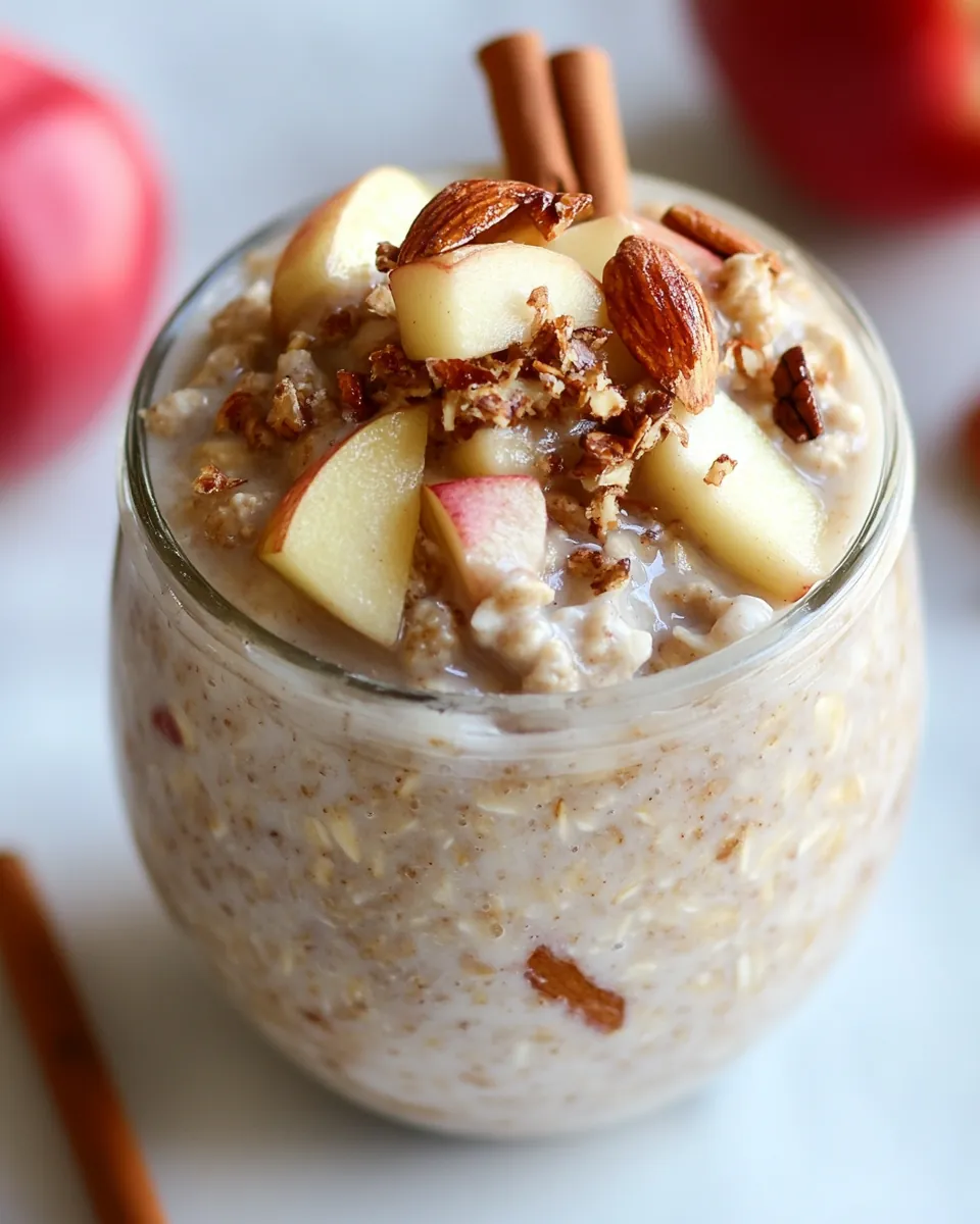 Apple Pie Overnight Oats