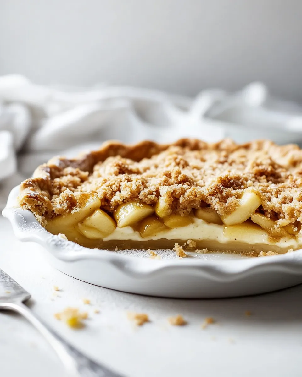 Apple Streusel Pie
