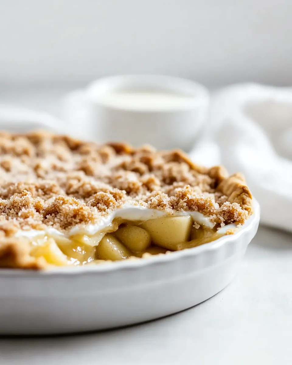 Apple Streusel Pie