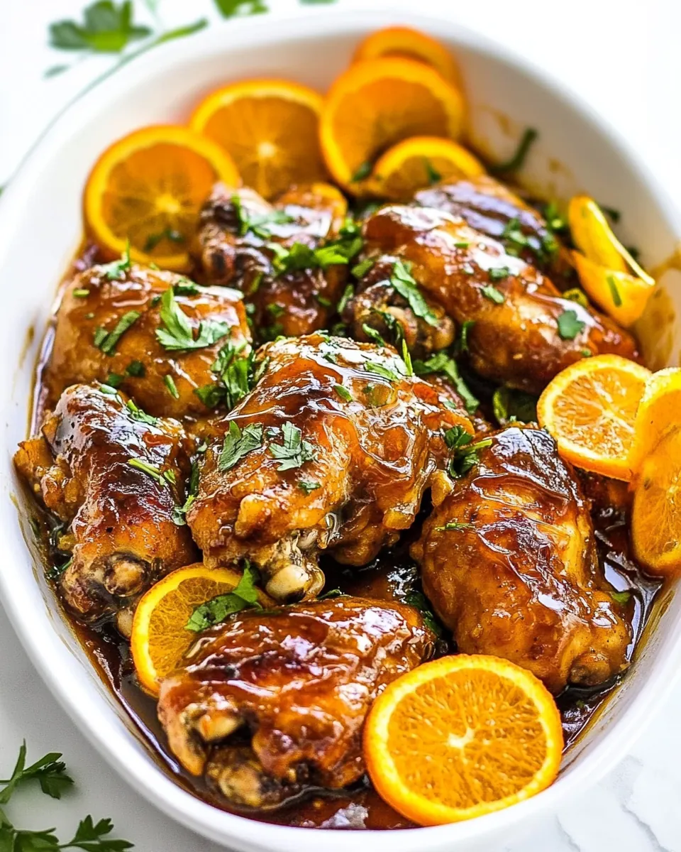 Asian Glazed Orange Chicken