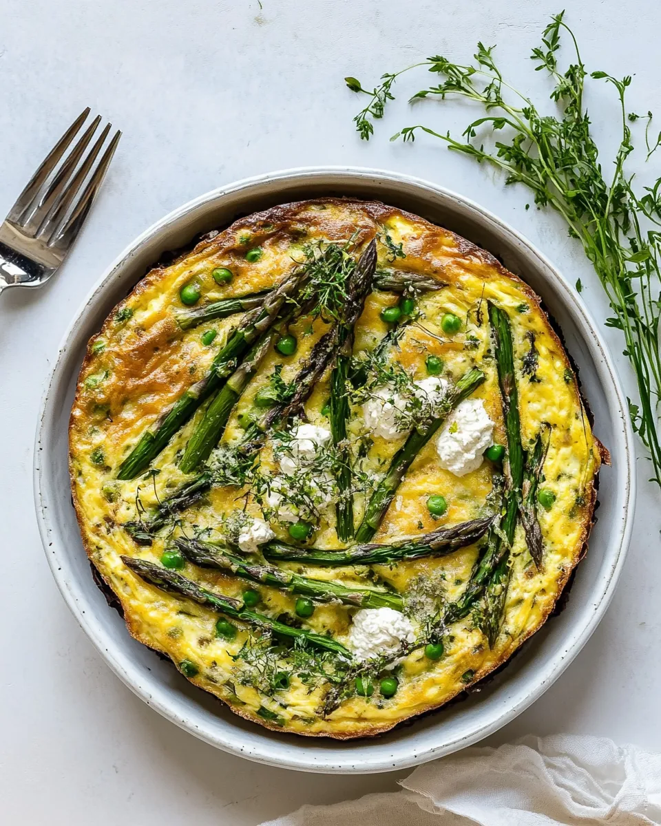 Asparagus Soufflé Frittata