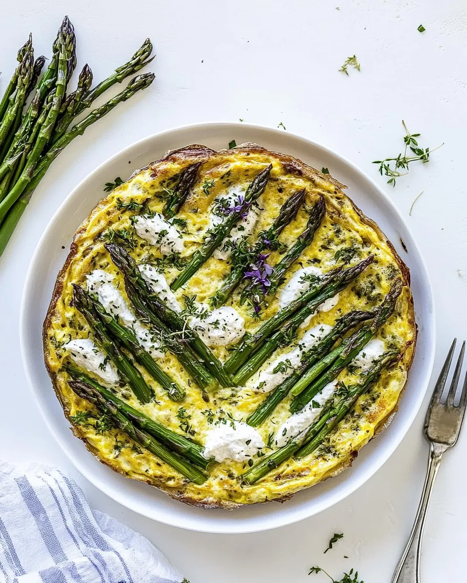Asparagus Soufflé Frittata
