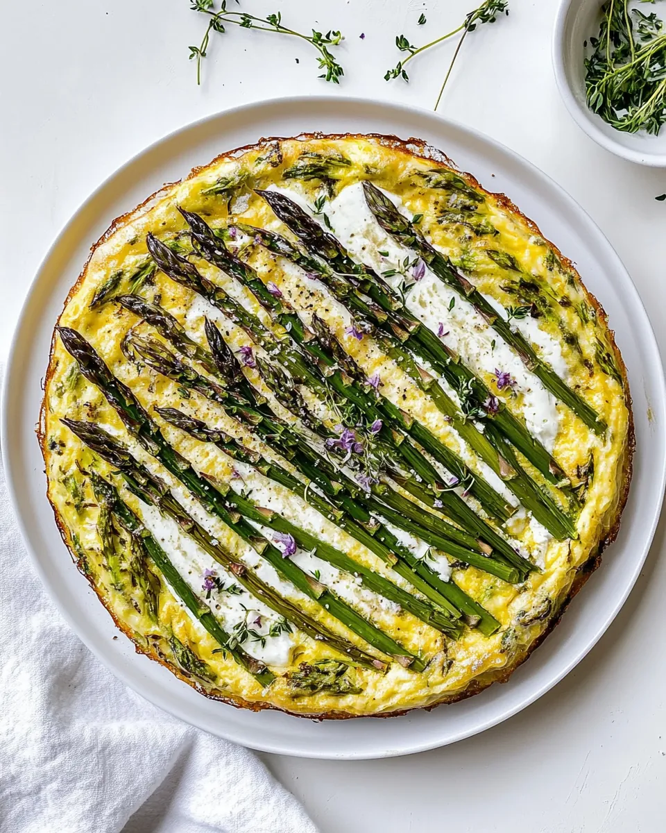 Asparagus Soufflé Frittata
