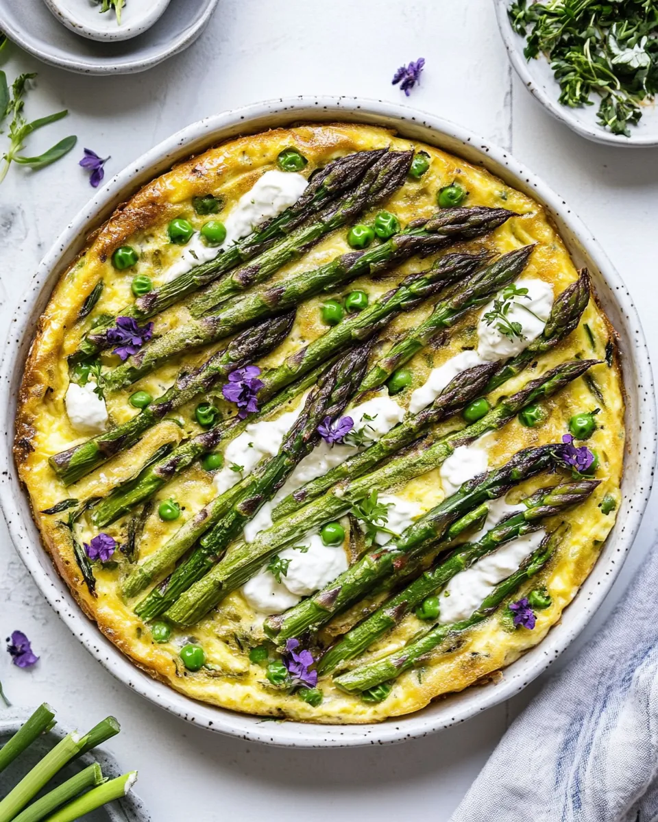 Asparagus Soufflé Frittata