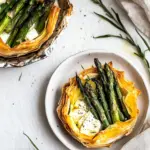 Asparagus and Feta Tartlet with Phyllo Crust