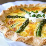 Asparagus and Goat Cheese Quiche
