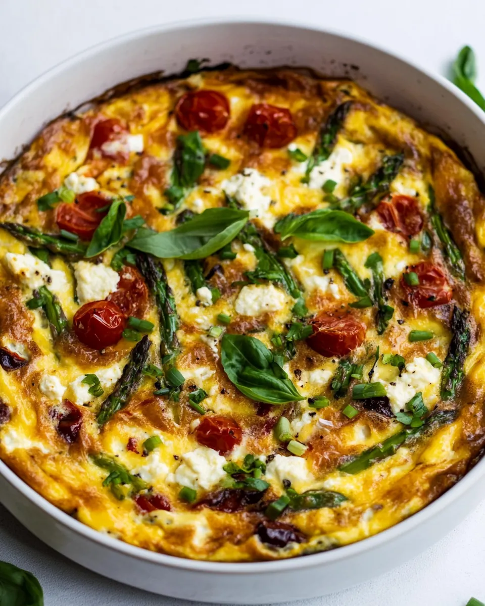 Asparagus and Tomato Frittata