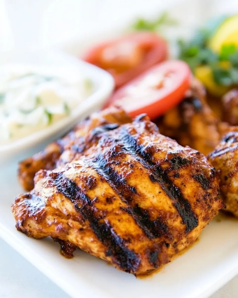 BBQ Mayo Marinated Grilled Chicken