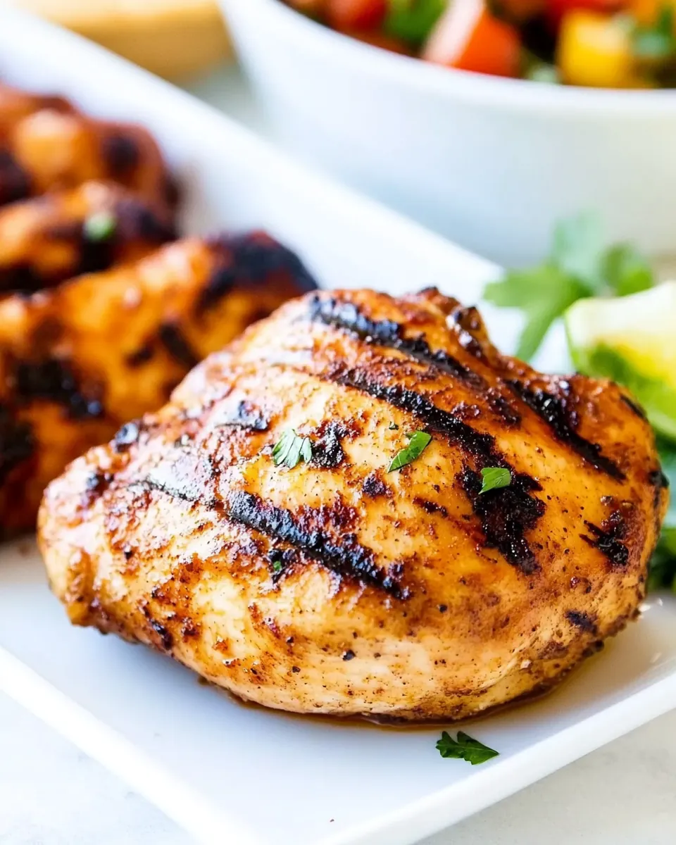 BBQ Mayo Marinated Grilled Chicken