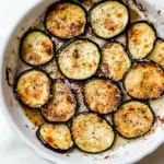 Baked Balsamic Parmesan Zucchini