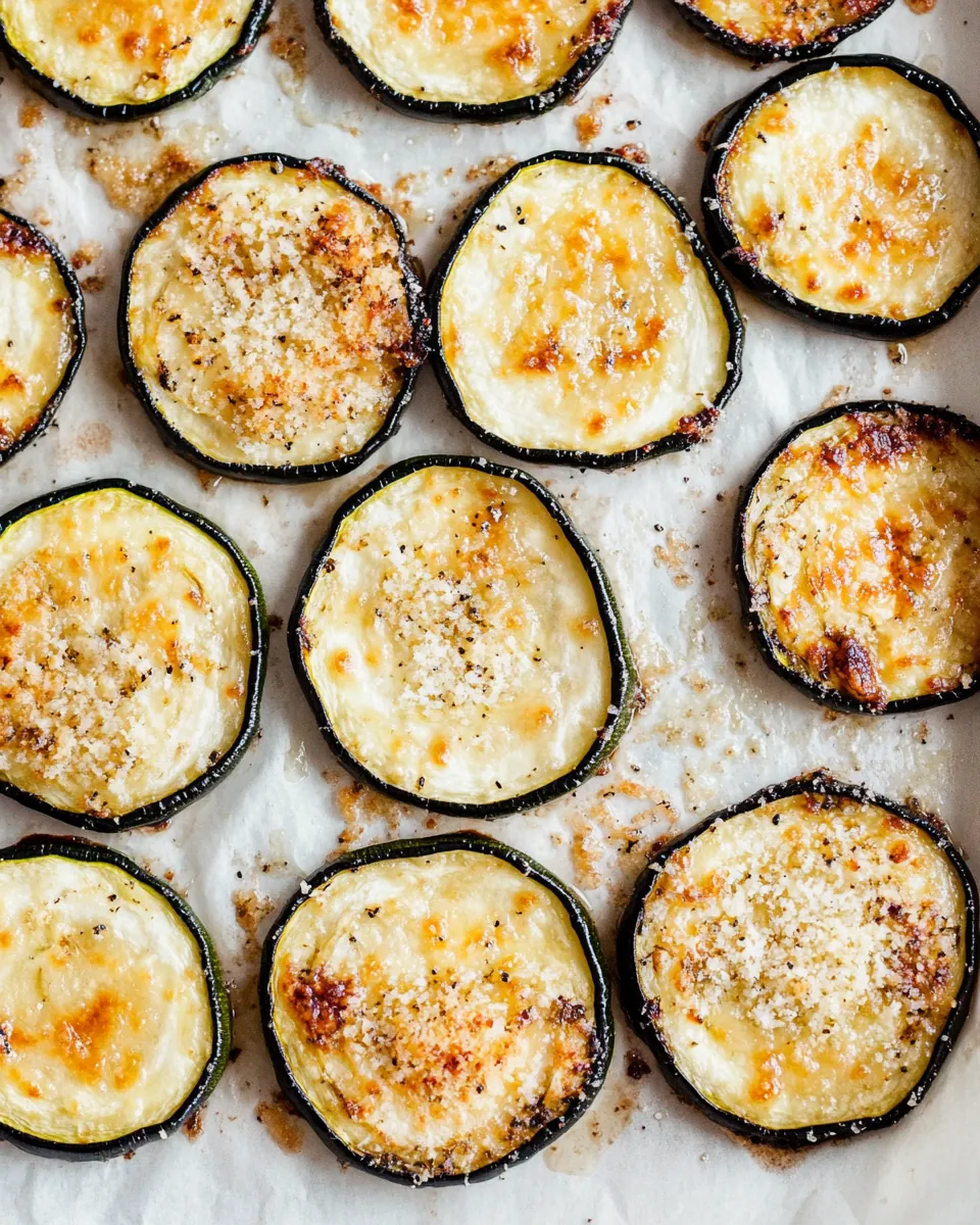 Baked Balsamic Parmesan Zucchini