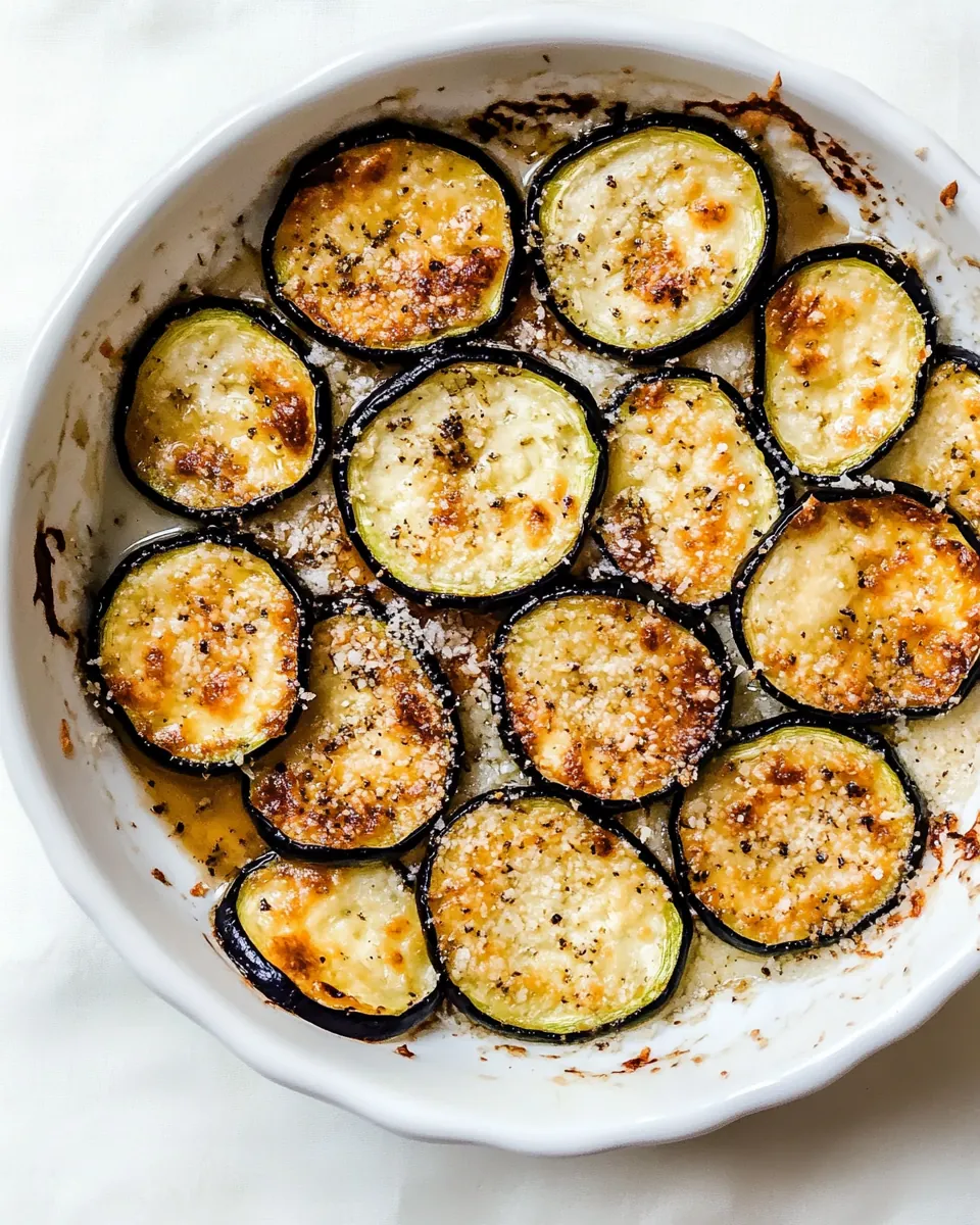 Baked Balsamic Parmesan Zucchini