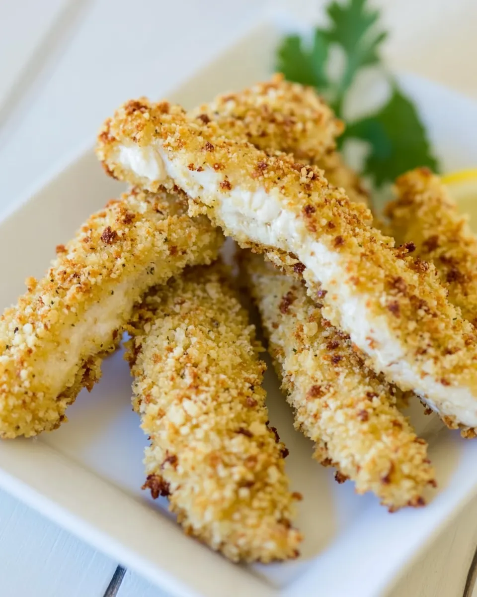 Baked Breaded Chicken Strips