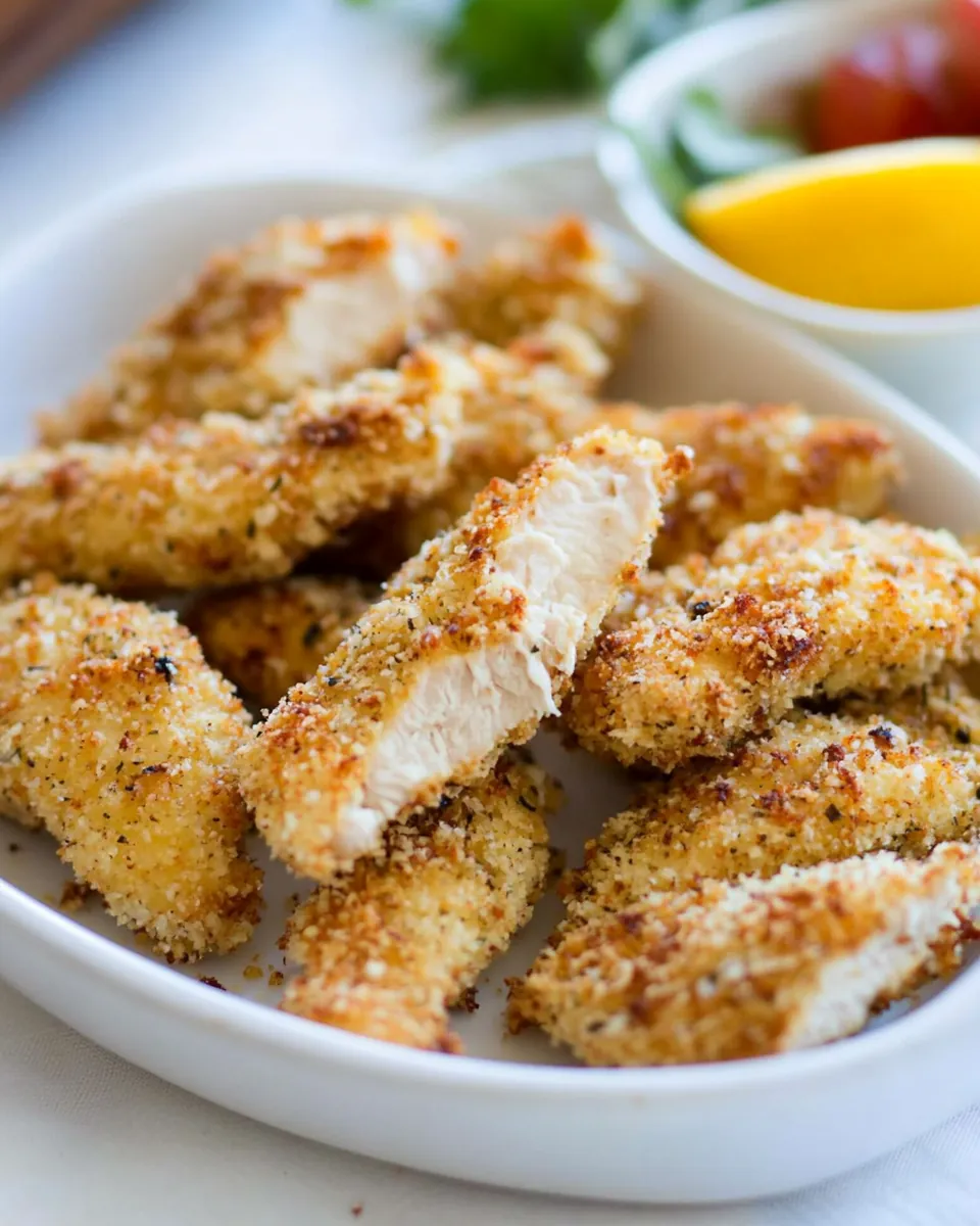 Baked Breaded Chicken Strips