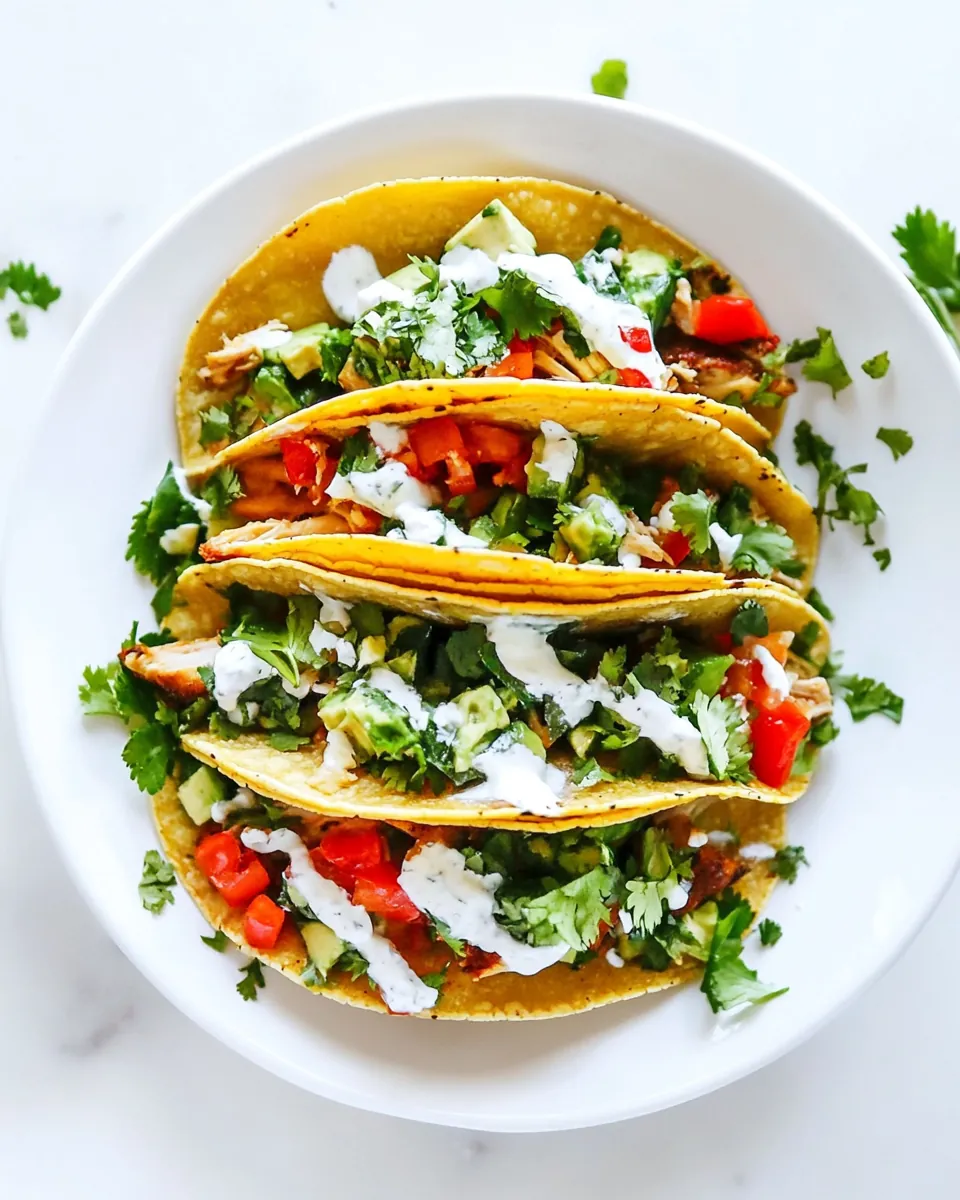 Baked Chicken Tacos