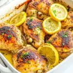 Baked Lemon Chicken Thighs