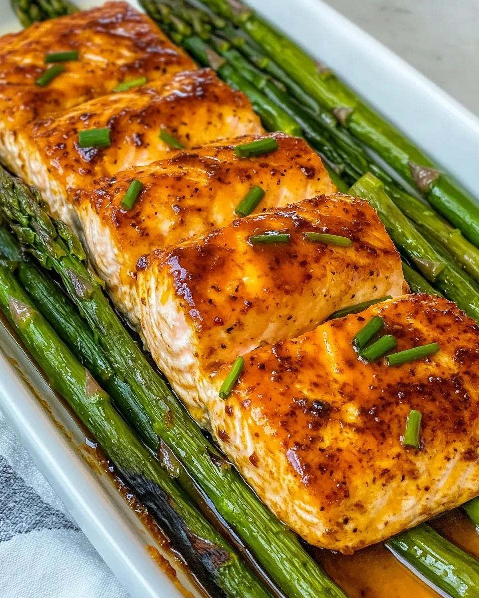 Baked Salmon and Asparagus