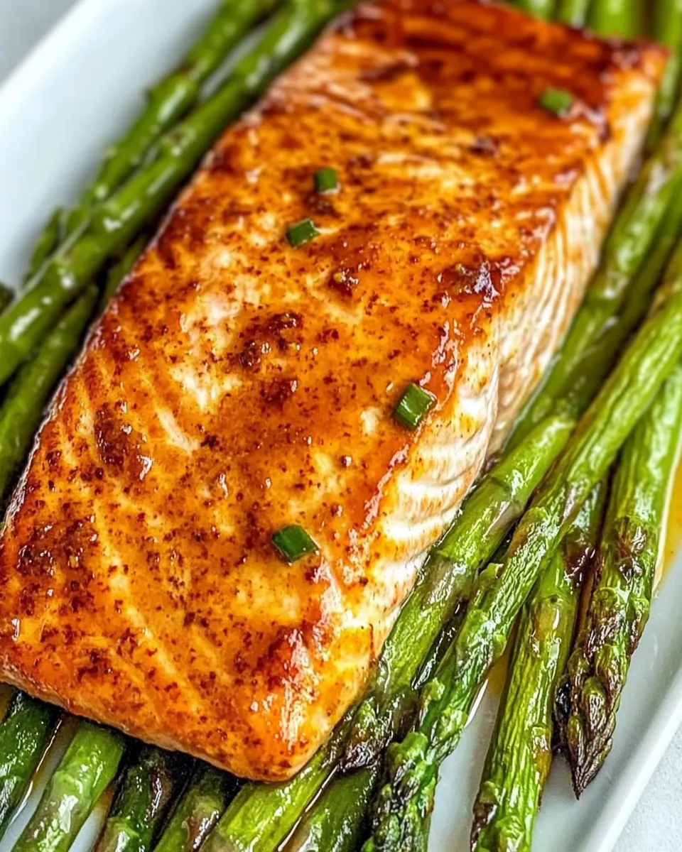Baked Salmon and Asparagus