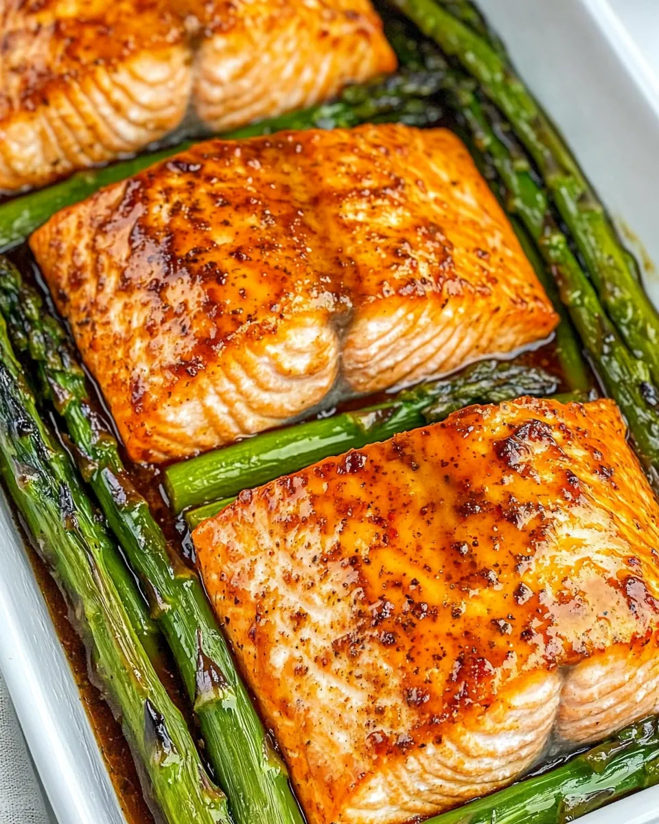 Baked Salmon and Asparagus