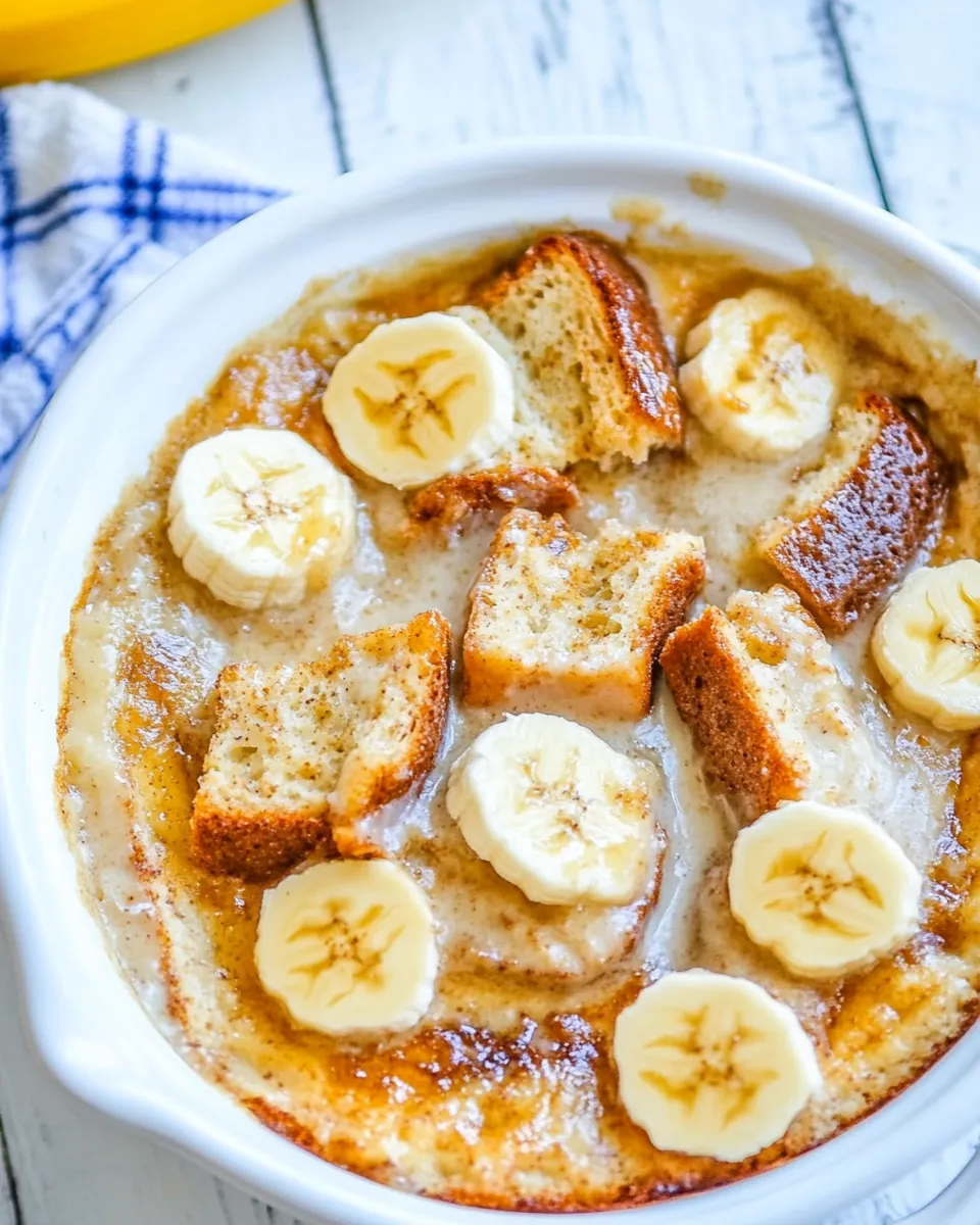 Banana Bread Pudding
