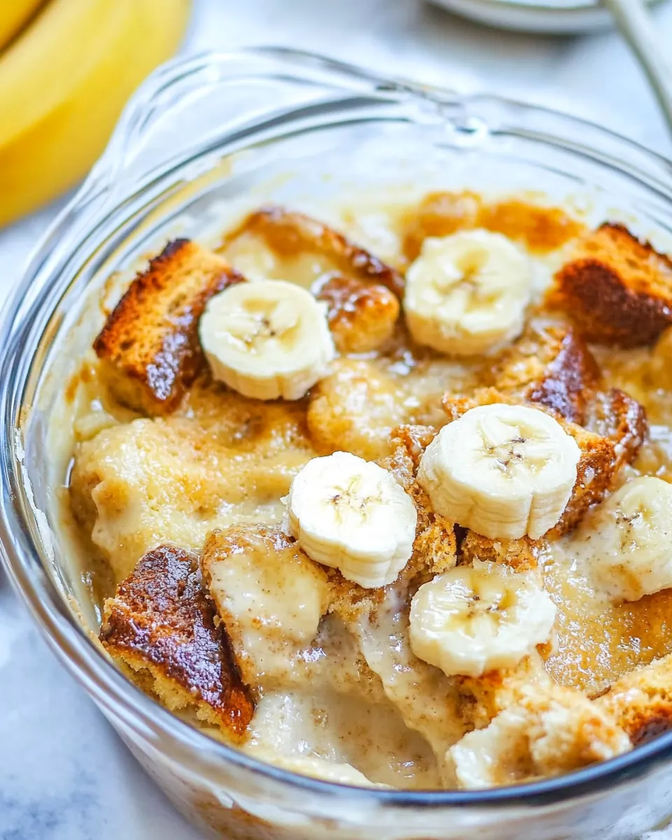 Banana Bread Pudding
