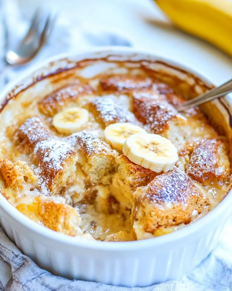 Banana Bread Pudding