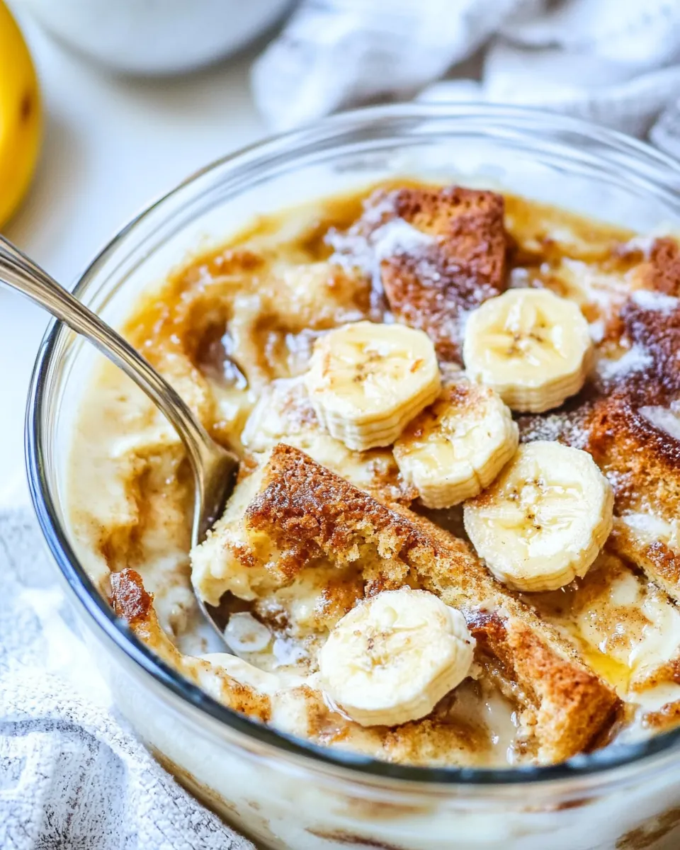 Banana Bread Pudding