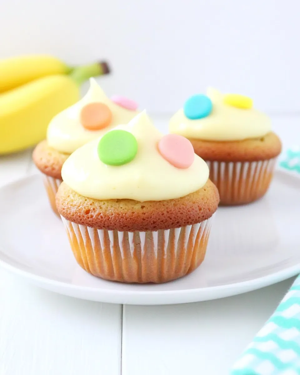 Banana Cupcakes with Cream Cheese Frosting