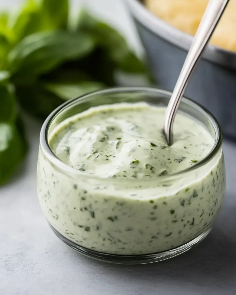 Basil Mayo Dressing