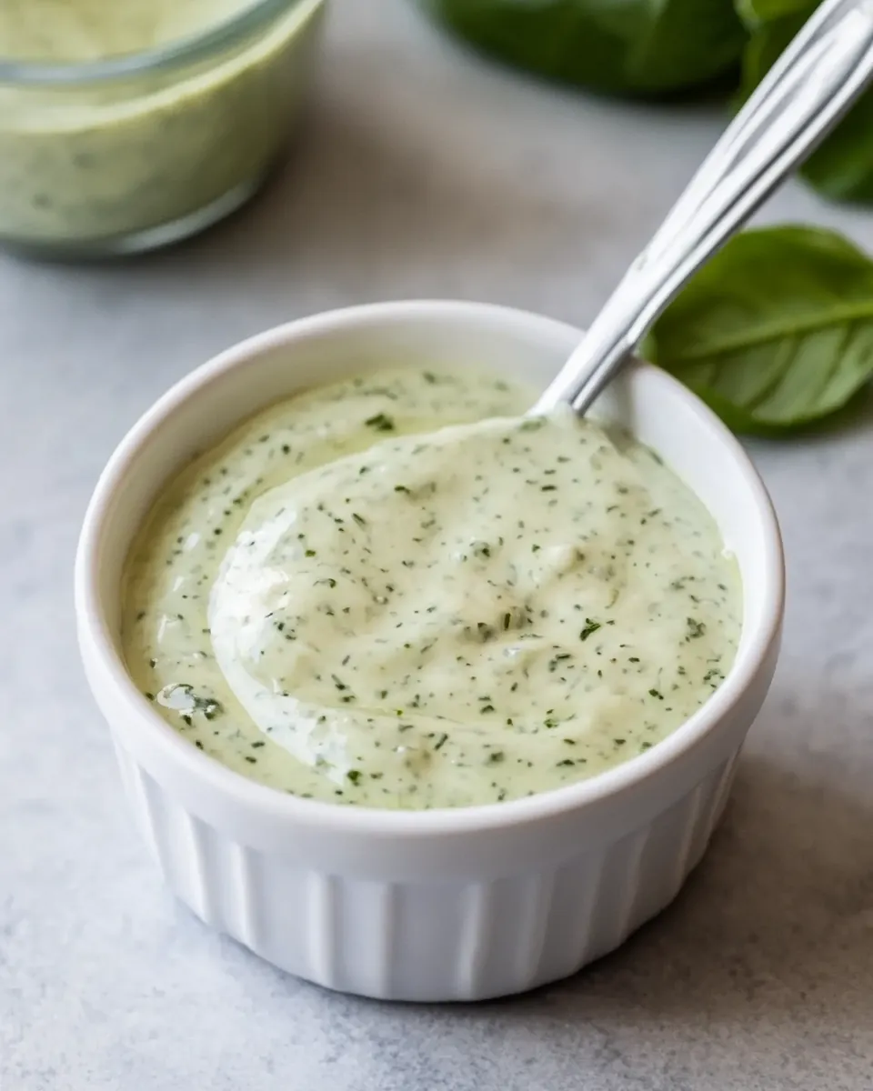 Basil Mayo Dressing