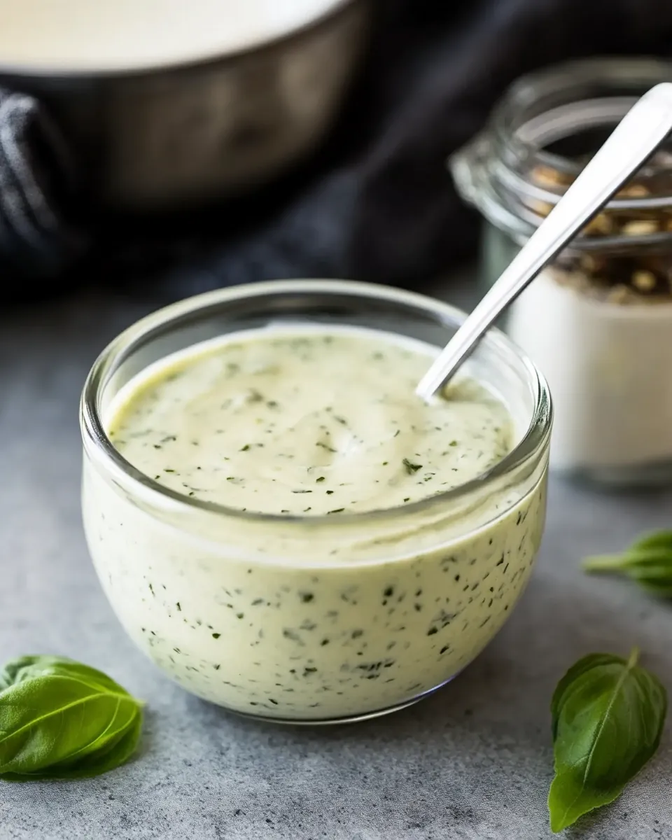 Basil Mayo Dressing
