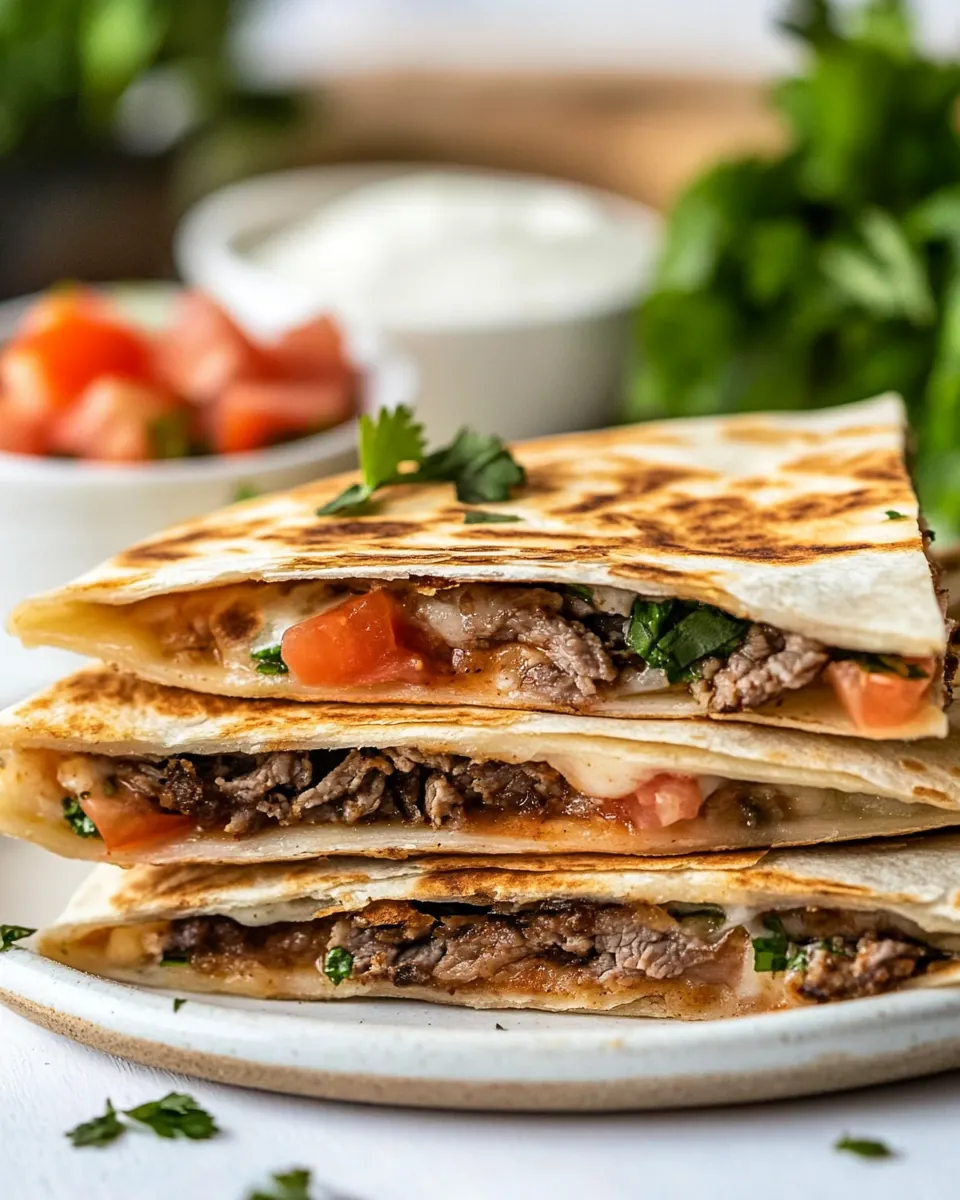 Beef Folded Tortillas Quesadilla Hack