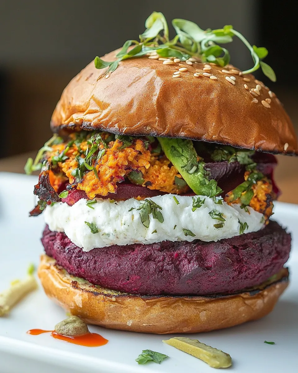 Beet Veggie Burgers